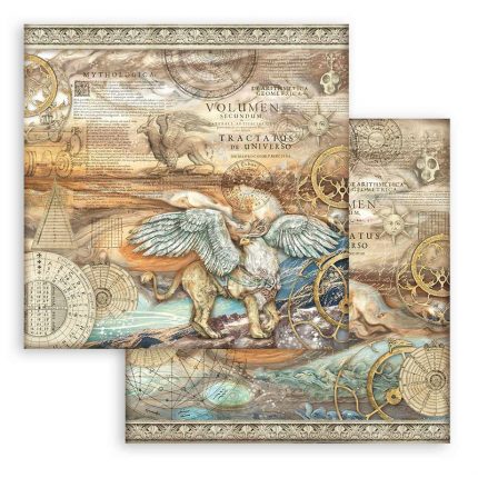Χαρτιά scrapbooking 10τεμ, 30.5×30.5cm Stamperia, Sir Vagabond in Fantasy World