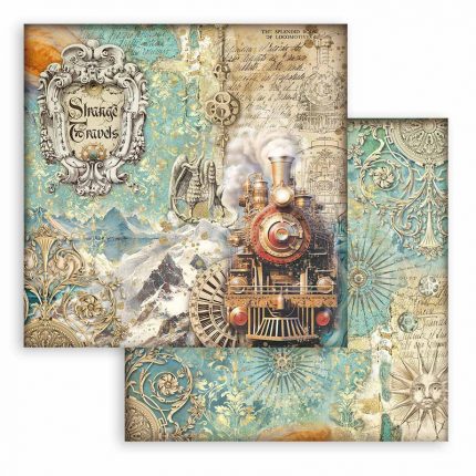 Χαρτιά scrapbooking 10τεμ, 30.5×30.5cm Stamperia, Sir Vagabond in Fantasy World