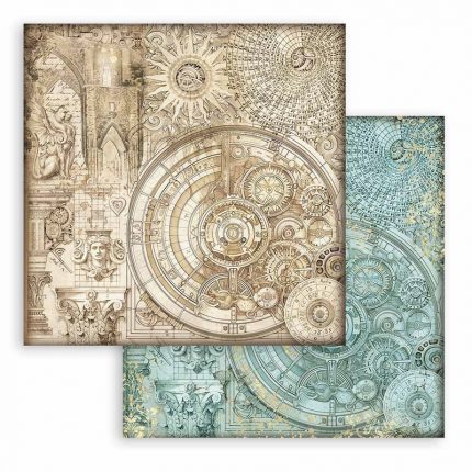Χαρτιά scrapbooking 10τεμ, 30.5×30.5cm Stamperia, Maxi Background, Sir Vagabond in Fantasy World