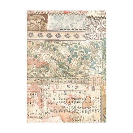 Σετ 8 ριζόχαρτα ντεκουπάζ Stamperia 10.5×14.8cm, Backgrounds, Brocante Antiques