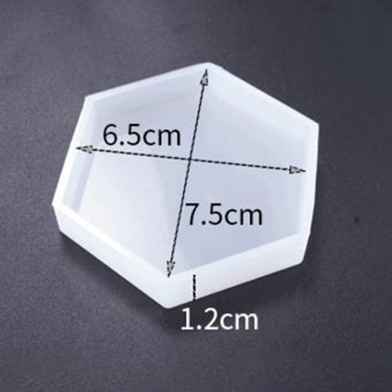 Καλούπι σιλικόνης, Πολύγωνο , 6.5x7.5cm
